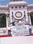 1999 - Manifestacion en el hemiciclo a Juarez en contra del FOBAPROA