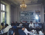 2003 - Rueda de prensa con el Ing. Amalio Ocampo Rodriguez sobre el rescate bancario